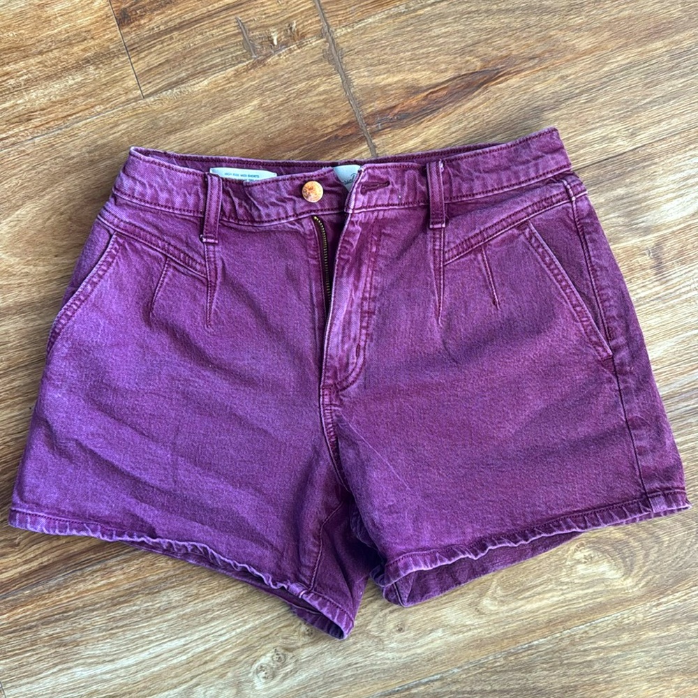 Cute pink/ purple Jean Shorts